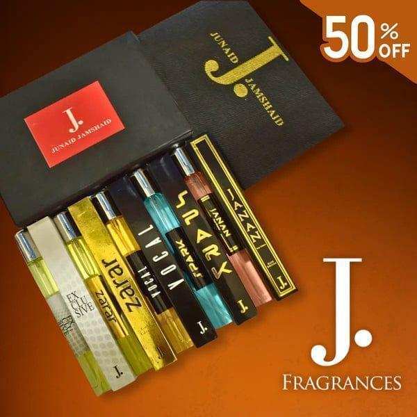 Unisex Long Lasting Fragrance Pocket Perfume - 5 Pcs Tester Pack