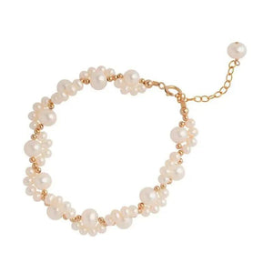 Resin plated beautiful pearl bracelet